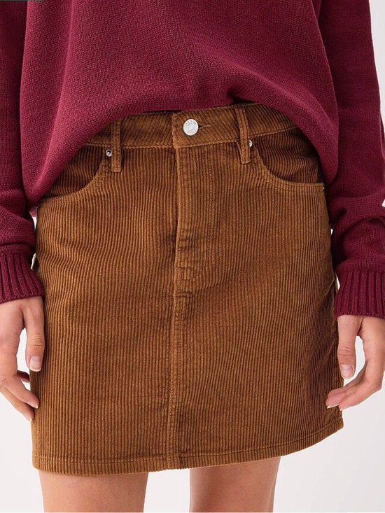 Simons Dresses & Skirts - Simons Brown Corduroy Mini Skirt